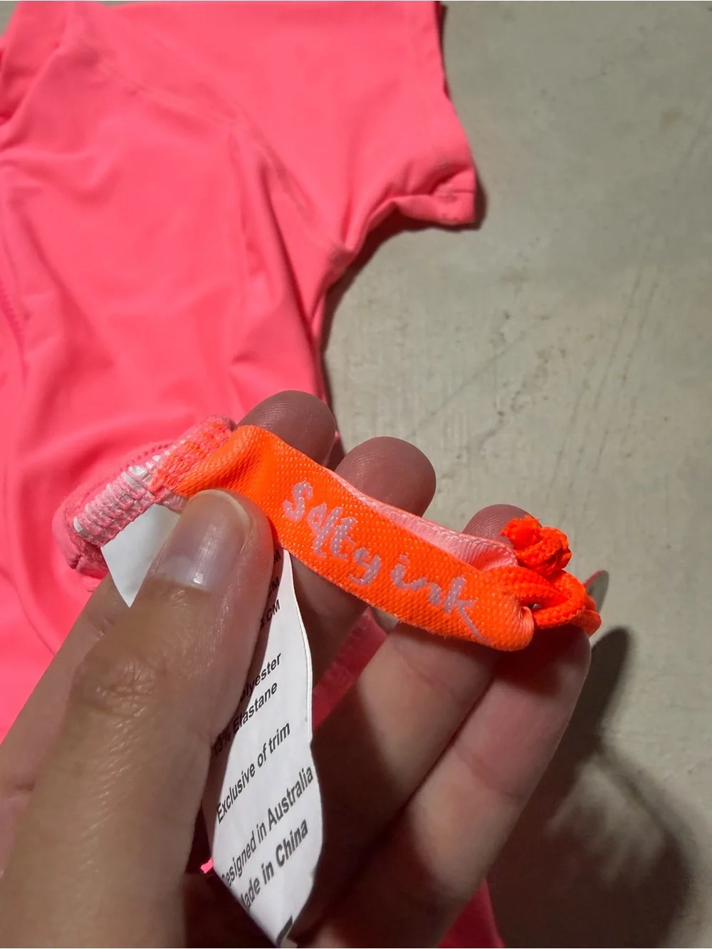 Salty ink NWT Short Sleeve Front-Zip Swim rash guard Top coral 12 MSRP$45